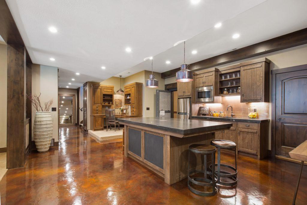 Stained concrete floors